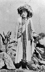 Hindu religious beggar, India