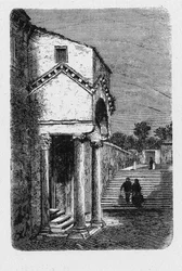 History of Ancient Rome. Basilica of San Clemente is a Roman Catholic Minor Basilica Dedicated to Pope Clement I Located in Rome, Italy