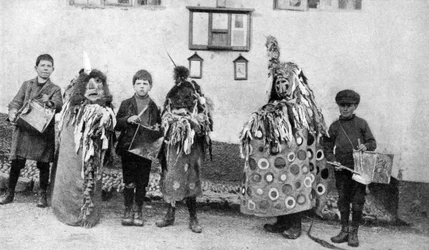 Hobby-Horse, May Day Ceremonies, Somerset, c1922