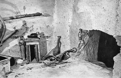 Hole Made by Robbers to Gain Admission to Tutankhamun