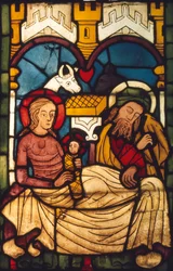 Holy Family in the Stable from a Swedish Church