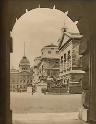 Horse Guards Parade Framed in the Archway of Treasury Passage, c. 1935