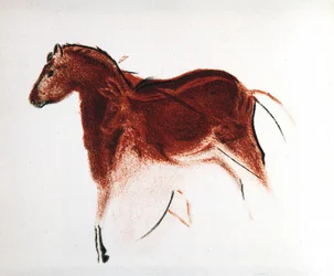 Horse and Hind, Palaeolithic cave painting from Altamira, southern Spain