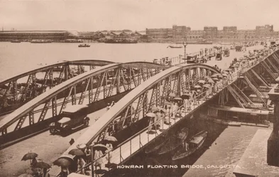 Howrah Floating Bridge, Calcutta