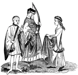 Hunting Dresses, 15th Century