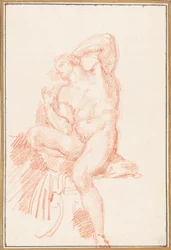 Ignudo from Sistine Chapel Ceiling