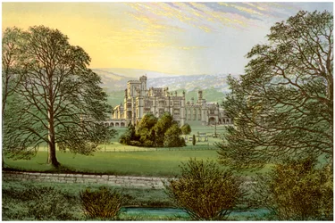 Ilam Hall, Staffordshire, home of the Hanbury family