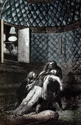 Illustration from De la Terre à la Lune by Jules Verne