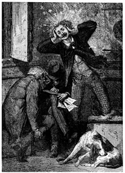 Illustration from From the Earth to the Moon by Jules Verne, 1865