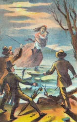 Illustration from a Poster Advertising a Theatrical Production of Uncle Tom