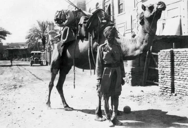 Indian camel trooper, Baghdad