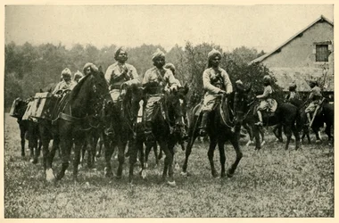 Indian soldiers at the front, First World War