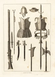 Infantry armour and weapons