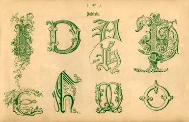 Initials, 1862