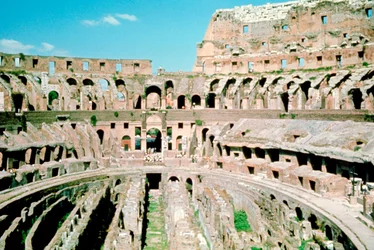Inside the Colosseum, Rome, Italy
