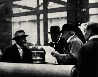 Inspecting an Arms Factory, 1917