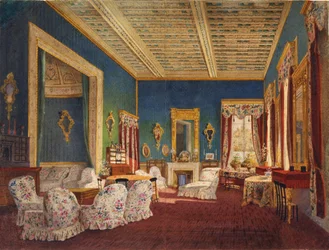 Interior in the Talyzins Manor House Denezhnikovo