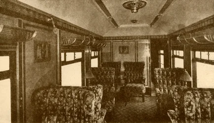 Interior of Pullman Car, Marjorie, Southern Railway