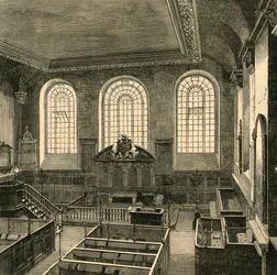 Interior of St. Michaels, Wood Street, 1876