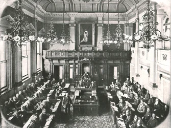 Interior of the House of Assembly, Cape Town, South Africa