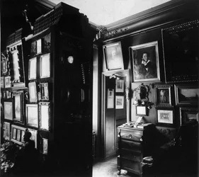 Interior of the Museum of the author and Historian Alexander Onegin in Paris
