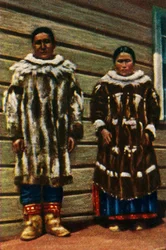 Inuit People from Alaska, Northern USA