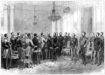 Investiture of Marshal MacMahon with the Spanish Order of the Golden Fleece