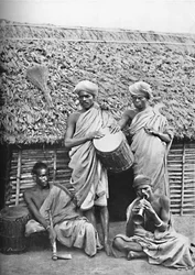 Irula men, India
