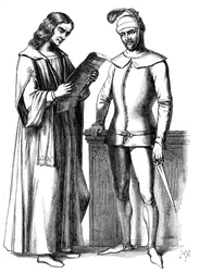 Italian costumes of the 15th century