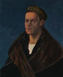 Jakob Fugger 1459-1525 - Painting by Dürer, 1934