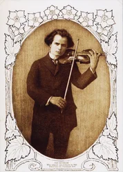 Jan Kubelik Playing on Christmas Eve in San Francisco