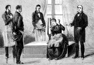 Jean Martin Charcot Demonstrating Hypnosis, 1879