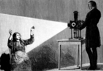 Jean Martin Charcot demonstrating hypnosis, 1879