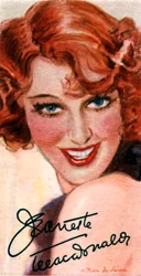 Jeanette MacDonald, Singer and Actress