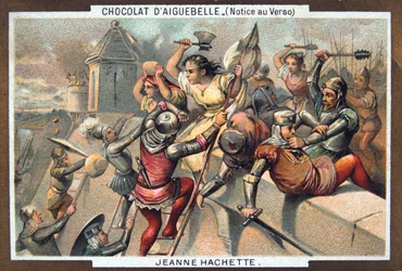 Jeanne Hachette Defends Beauvais, 1472, 19th Century