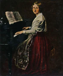 Jenny Lind 1820-1887 - Painting by Asher