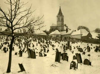 Jewish Cemetery, Mattersburg, Burgenland, Austria, 1935