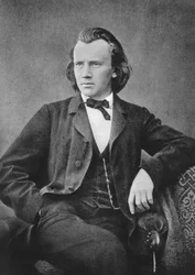Johannes Brahms, German composer and pianist