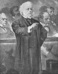 John Bright speaking in the House of Commons