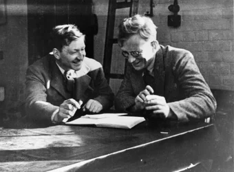 John Cockcroft and George Gamow, c. 1930