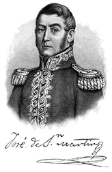 José de San Martín, 19th century Argentine general and independence leader, 1901