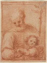 Joseph and Child (recto)
