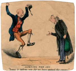 Jumping for Joy - happy to inform you Sir we have gained the cause!