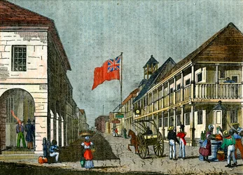 Junction of Harbour Street and King Street, Kingston, Jamaica