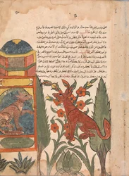 Kalila Visits the Imprisoned Dimna, Folio from a Kalila wa Dimna