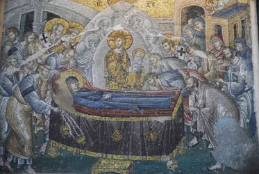 Kariye Camii (St. Saviour in Chora Church) Fresco: Dormition (Mary