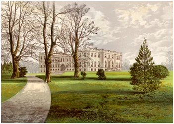 Kimbolton Castle, Huntingdonshire, Home of the Duke of Manchester, c. 1880