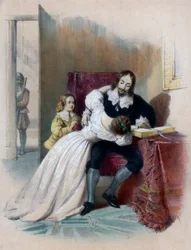 King Charles I, 1600-1649, Parting from His Children, 1838