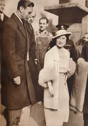 King George VI and Queen Elizabeth Leaving a Rehearsal from Their Coronation