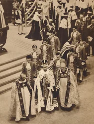 King George VI Leaves the Abbey